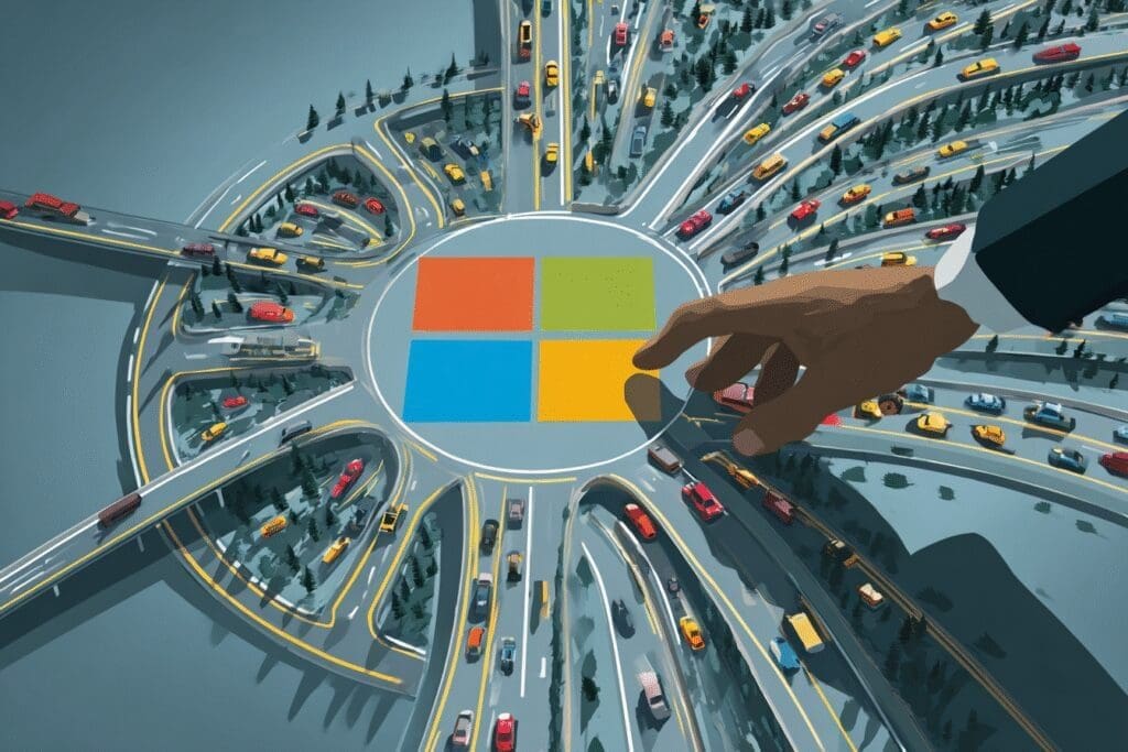 A hand blocking unnecessary exits on a roundabout a metaphor for the FAQ on how to optimize Windows 10 for gaming A hand blocking unnecessary exits on a roundabout a metaphor for the FAQ on how to optimize Windows 10 for gaming