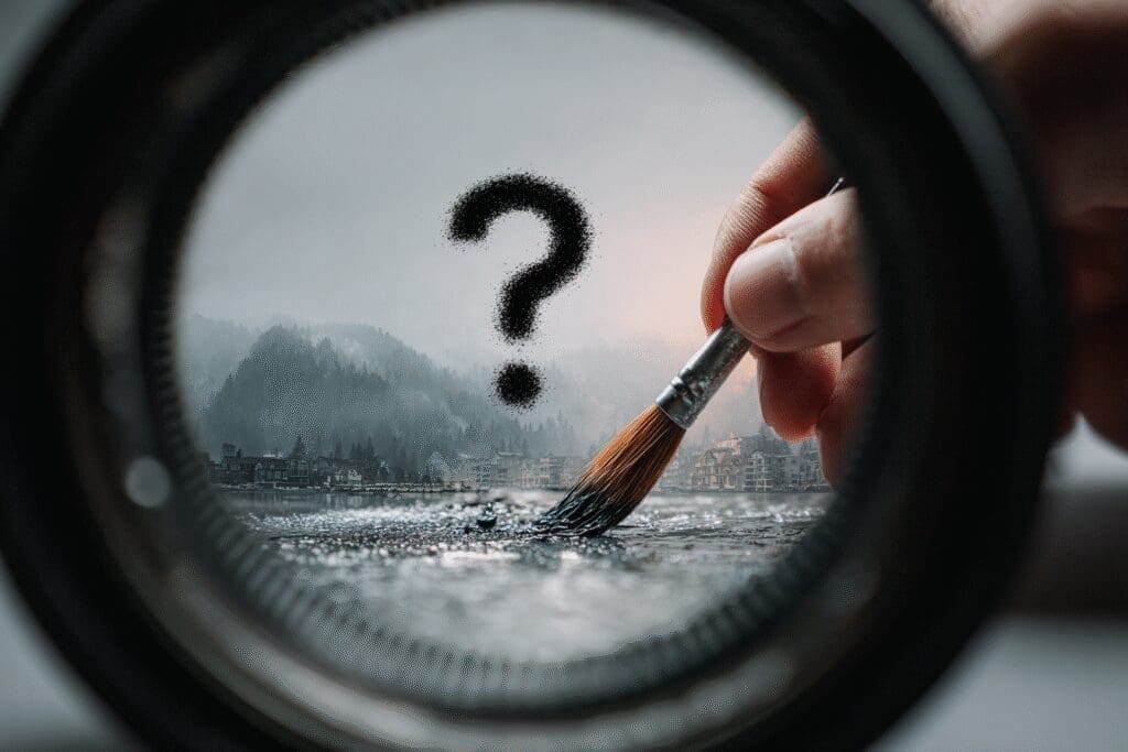 A hand putting vaseline on a camera lens a metaphor for the FAQ does motion blur increase FPS