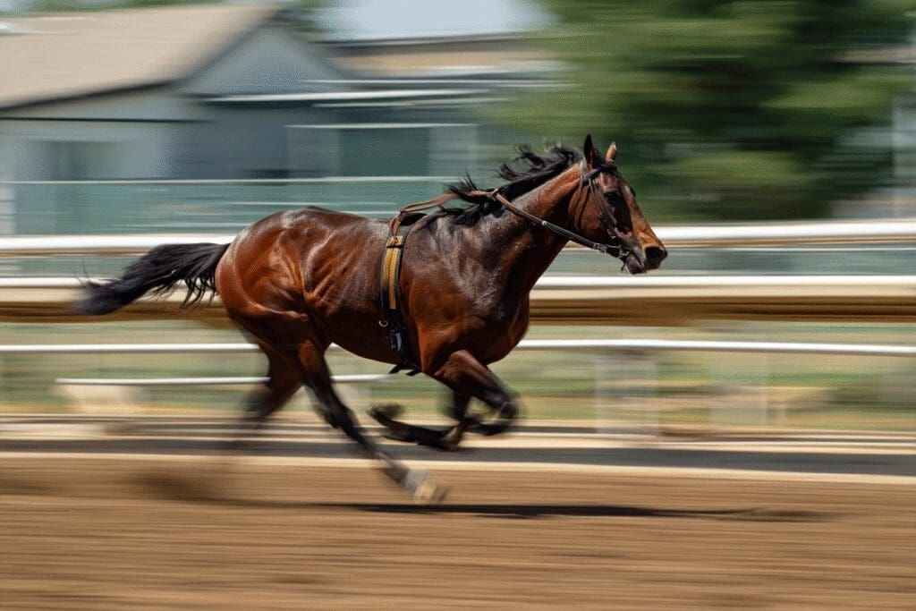 A horse being held back to a steady pace illustrating the answer to the FAQ does VSync lower FPS A horse being held back to a steady pace illustrating the answer to the FAQ does VSync lower FPS