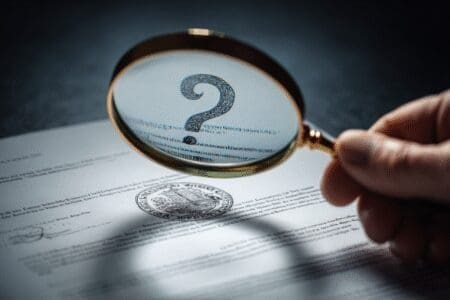 A magnifying glass inspecting a document an investigation for is No Compromise Gaming legit