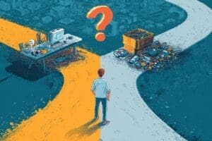 A person choosing between a custom or prebuilt path answering what gaming PC should I buy