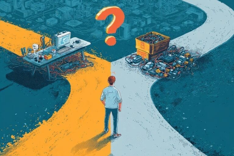 A person choosing between a custom or prebuilt path answering what gaming PC should I buy