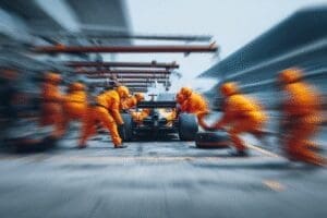 A race car getting a pit stop a metaphor for how to improve PC performance for gaming