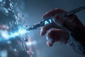 An AI paintbrush making a blurry image sharp a guide on how to enable DLSS
