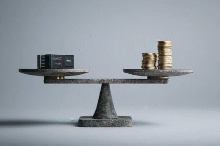 PC components balancing with a stack of coins a guide for what is a good gaming PC